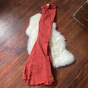 High waisted bell bottoms